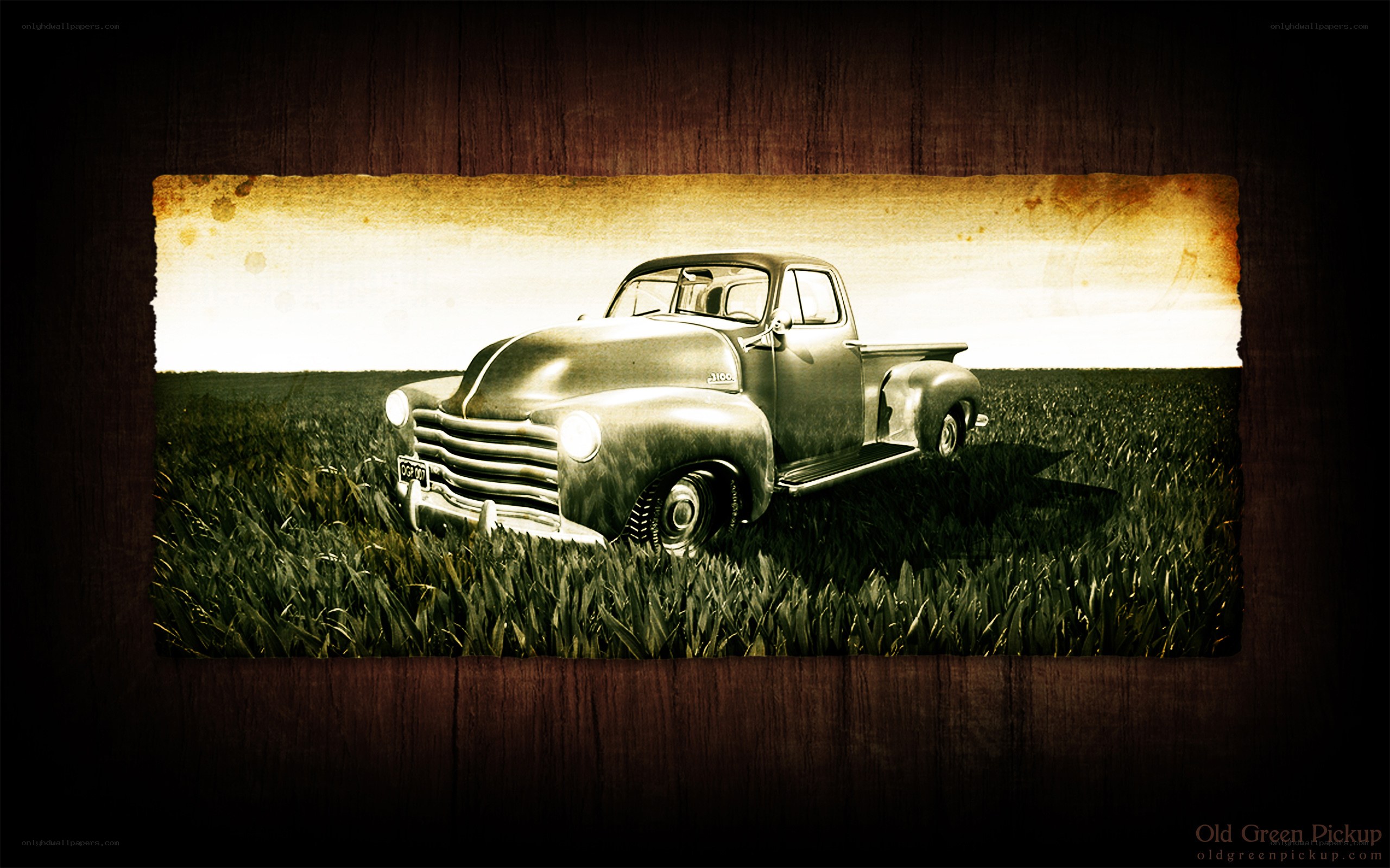Old Green Pickup Truck
