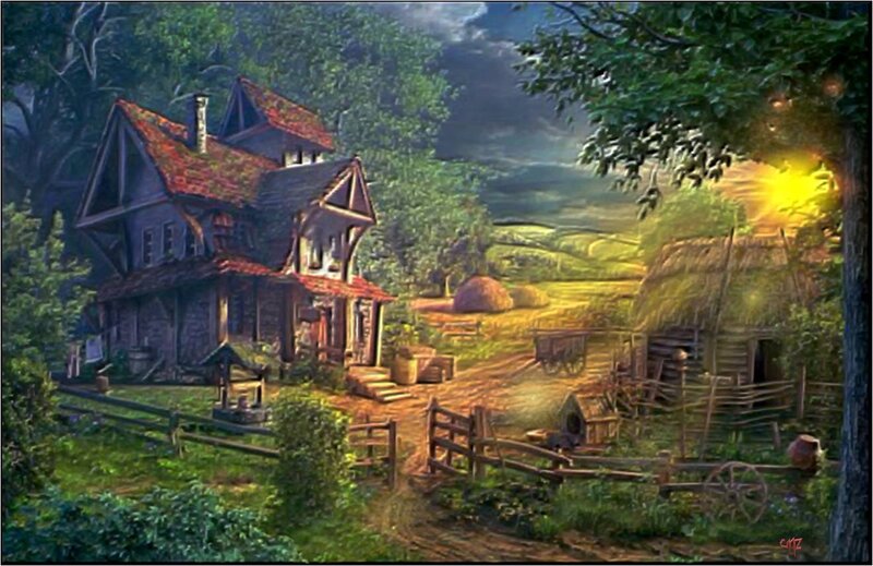 Old House in Village