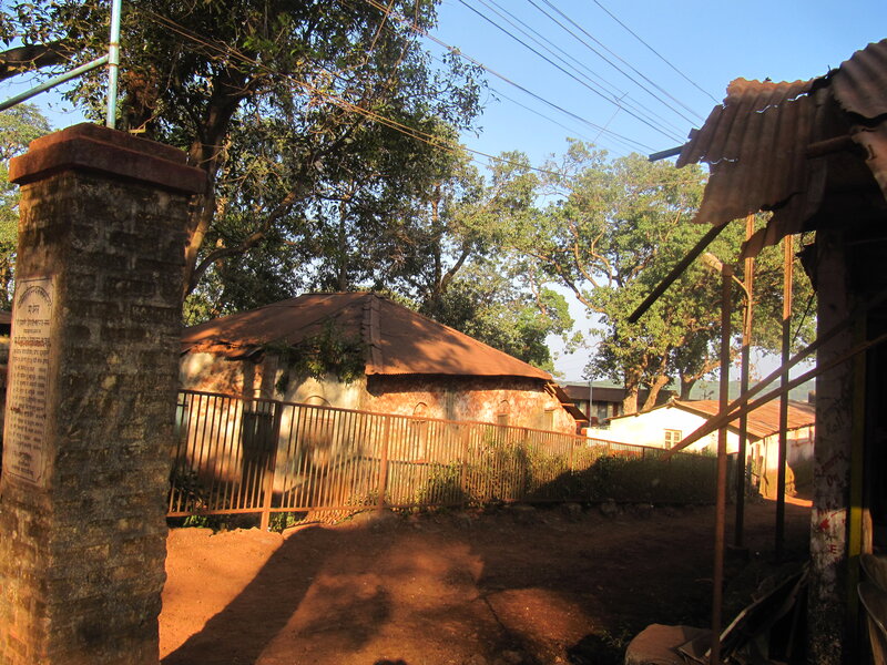 Old House with Metal Gate