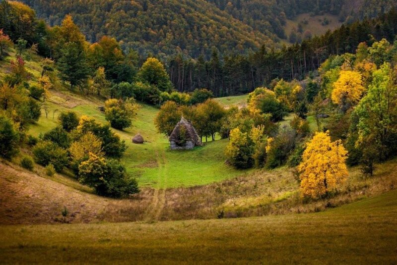 Old Hut in Valley