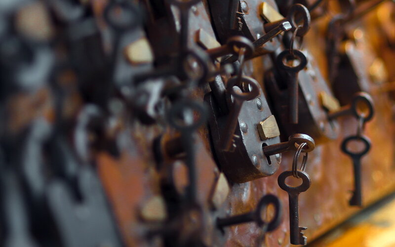 Old Keys and Padlocks