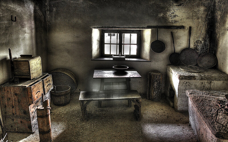 Old Kitchen Interior