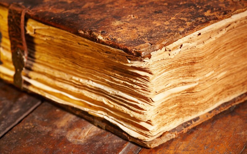 Old Leather-bound Book