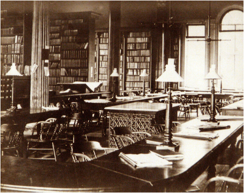 Old library reading room