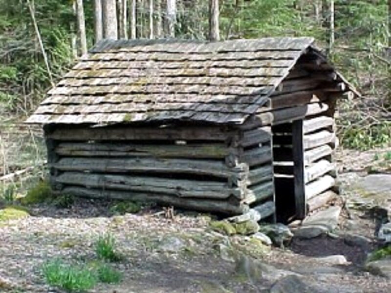 Old Log Cabin — Brown