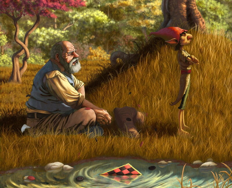 Old Man and Gnome