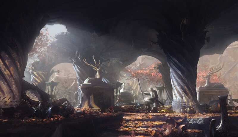 Old Man in Cave