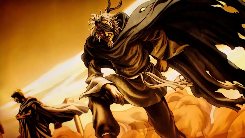 Old Man in Cloak — Brown