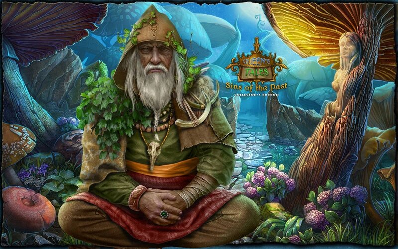 Old Man in Forest — Green, Mystical