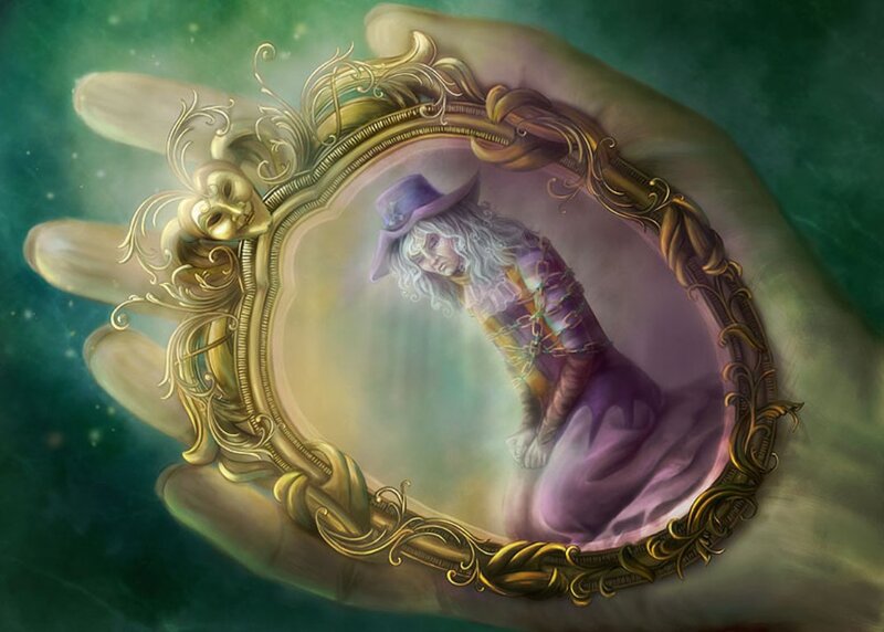 Old Man in Mirror