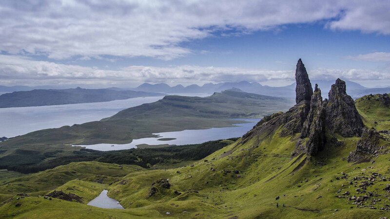 Old Man of Storr — Green, Dramatic