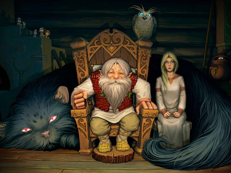 Old Man on Throne — Brown