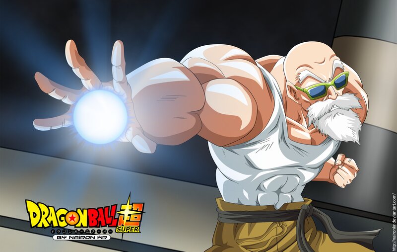 Old Man with Energy Ball