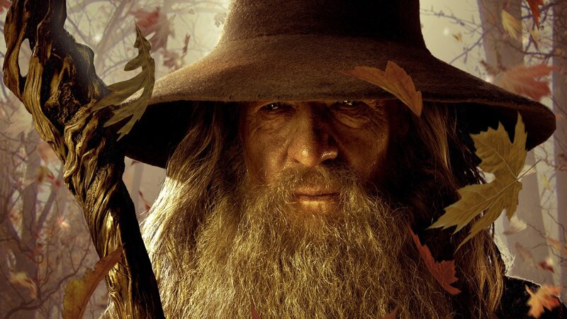 Old Man with Long Beard — Brown, Dramatic, Autumn