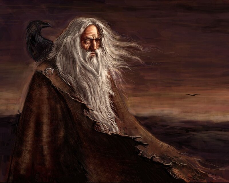 Old Man with Long White Hair