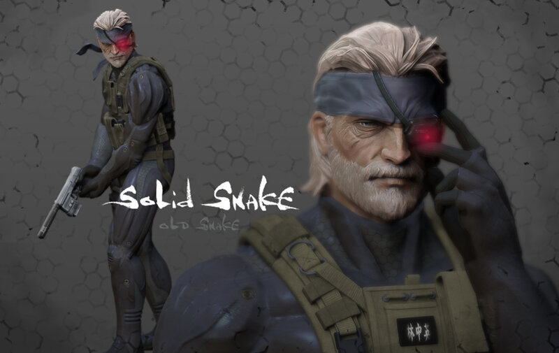 Old Man with Red Eye
