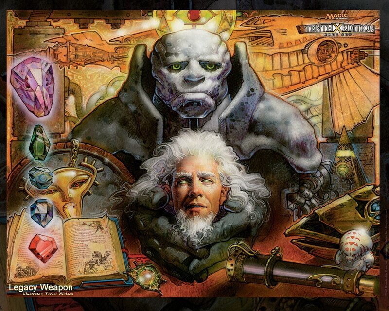 Old Man with White Hair — Brown, Dramatic
