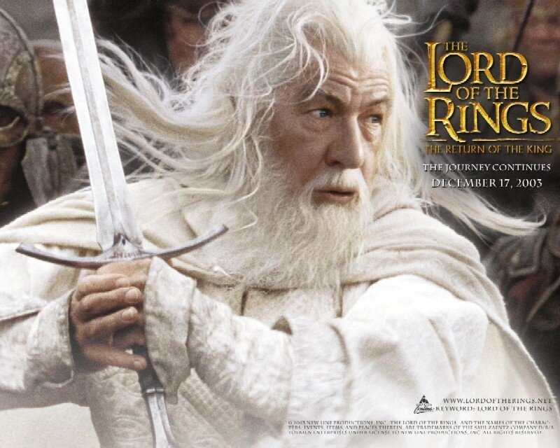Old Man with White Hair — Dramatic