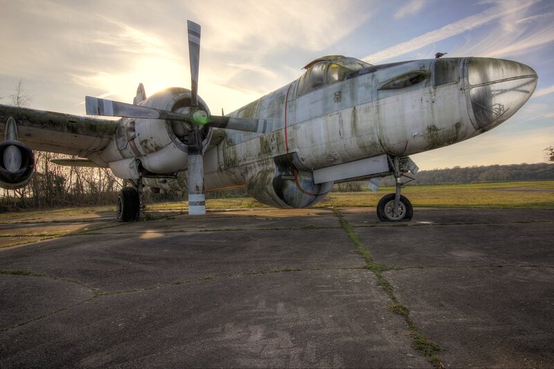 Old Military Airplane
