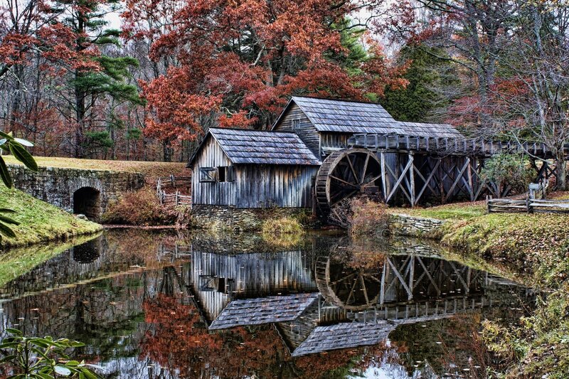 Old mill by a river
