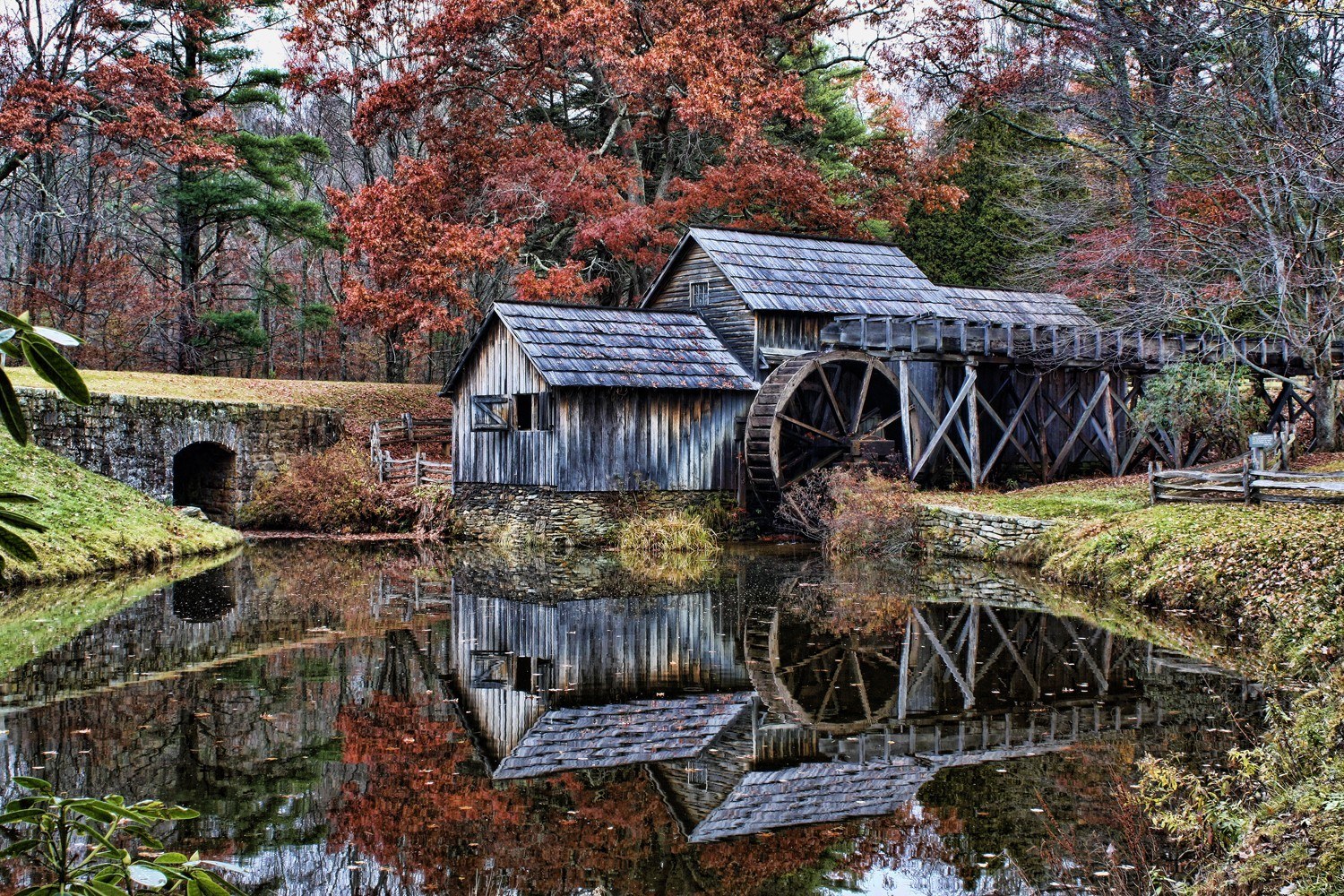 Old mill by a river