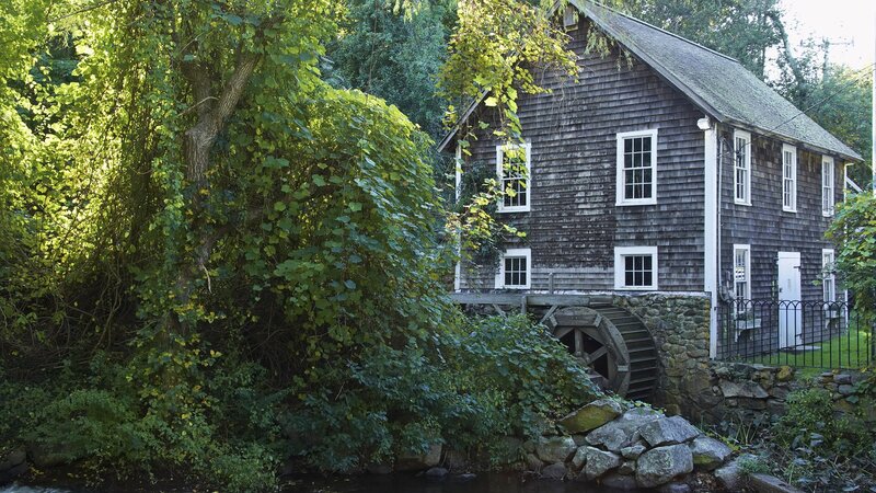 Old mill by a river