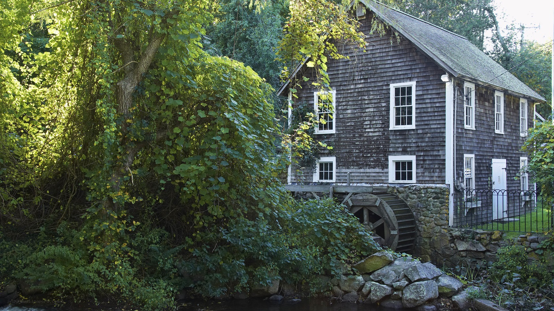 Old mill by a river