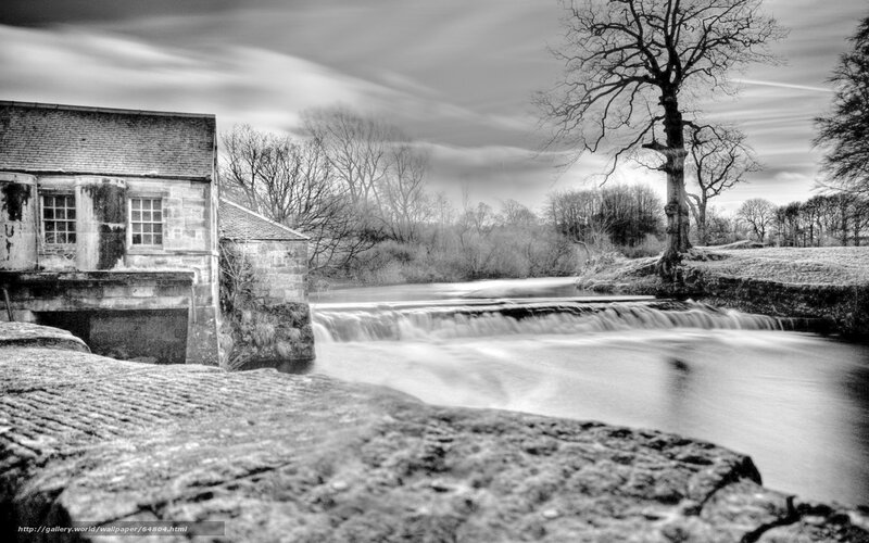 Old Mill by a River
