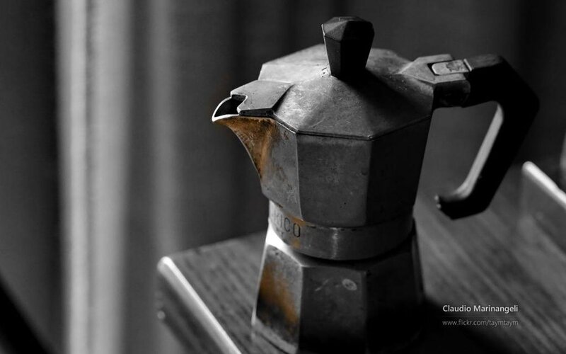 Old Moka Pot Coffee Maker