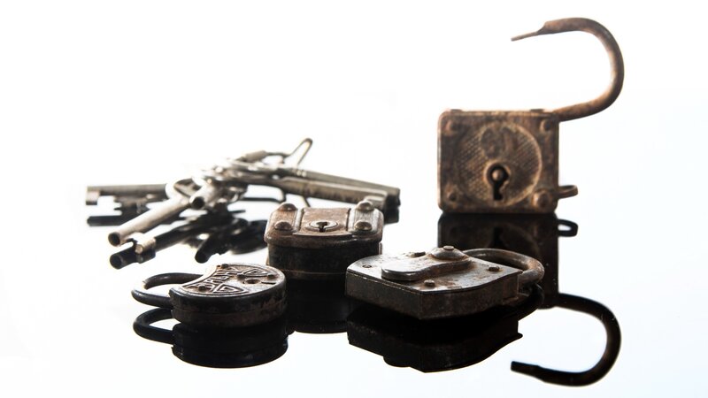 Old Padlocks and Keys