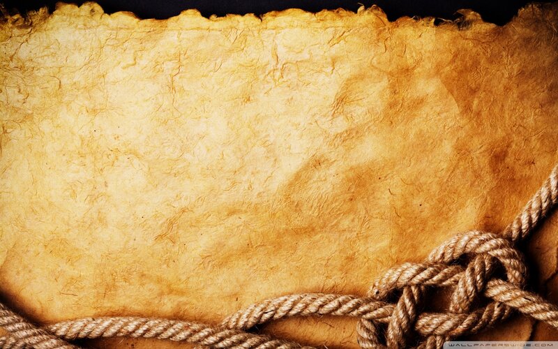 Old Paper with Rope