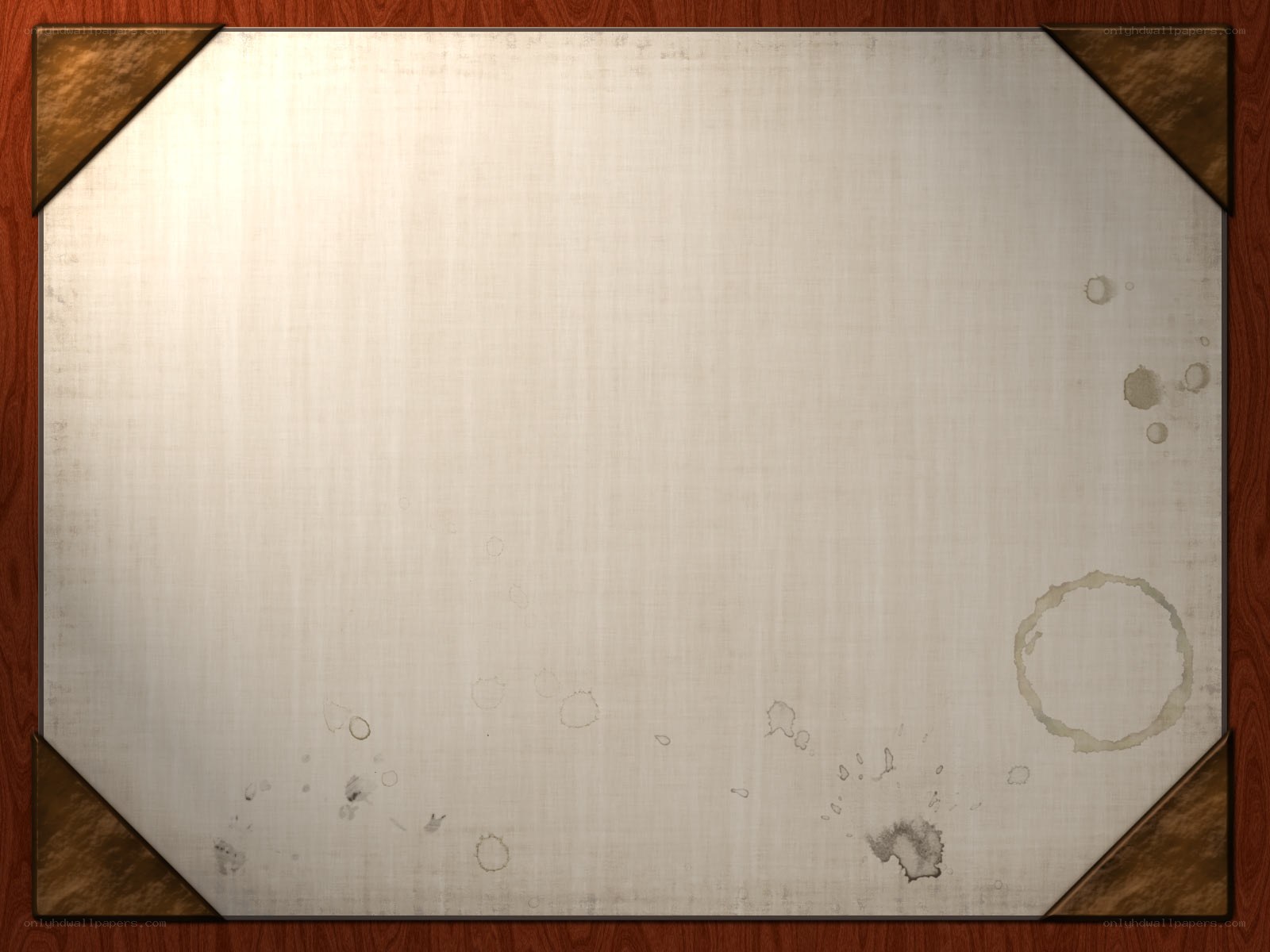 old parchment with stains