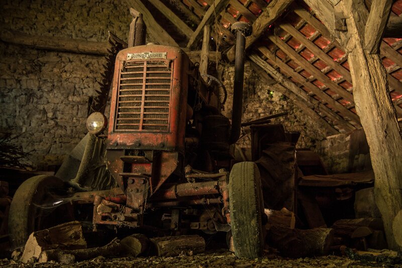 Old Red Tractor
