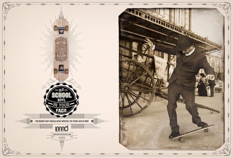 Old School Skateboard Ad