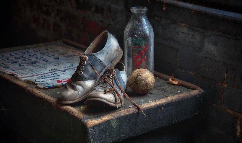 Old Shoes and Baseball
