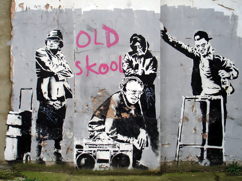 Old Skool graffiti art