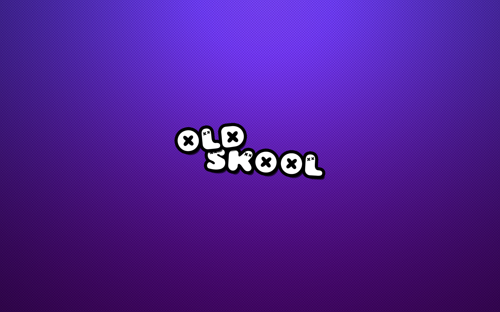 Old Skool logo on purple