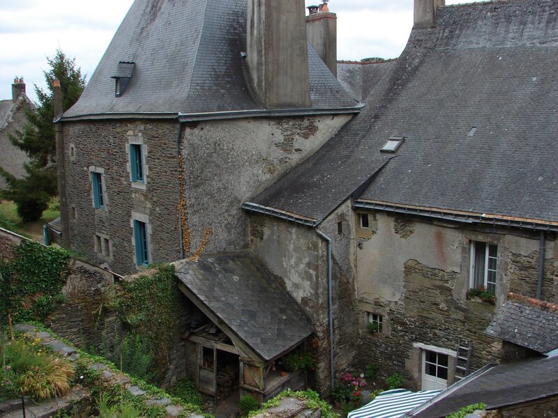 Old stone houses in a village