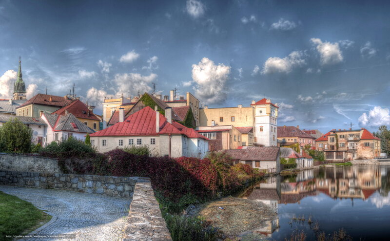 Old town by the river
