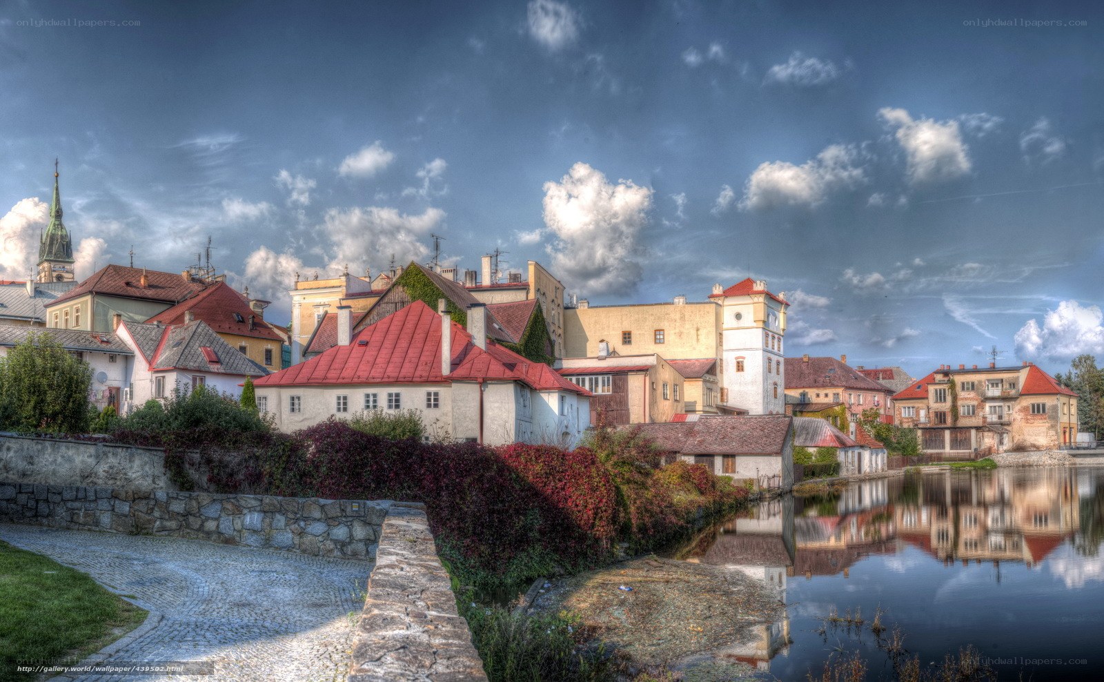 Old town by the river