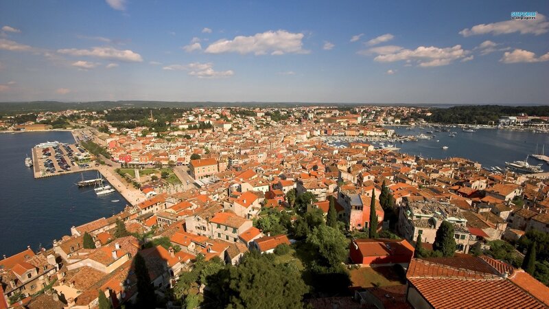 Old Town by the Sea — Orange, Serene