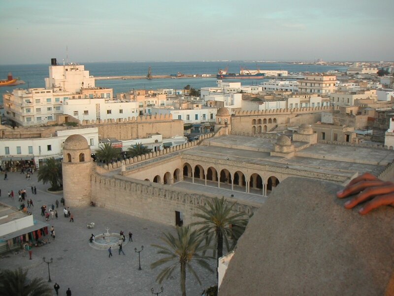 Old town overlooking the sea