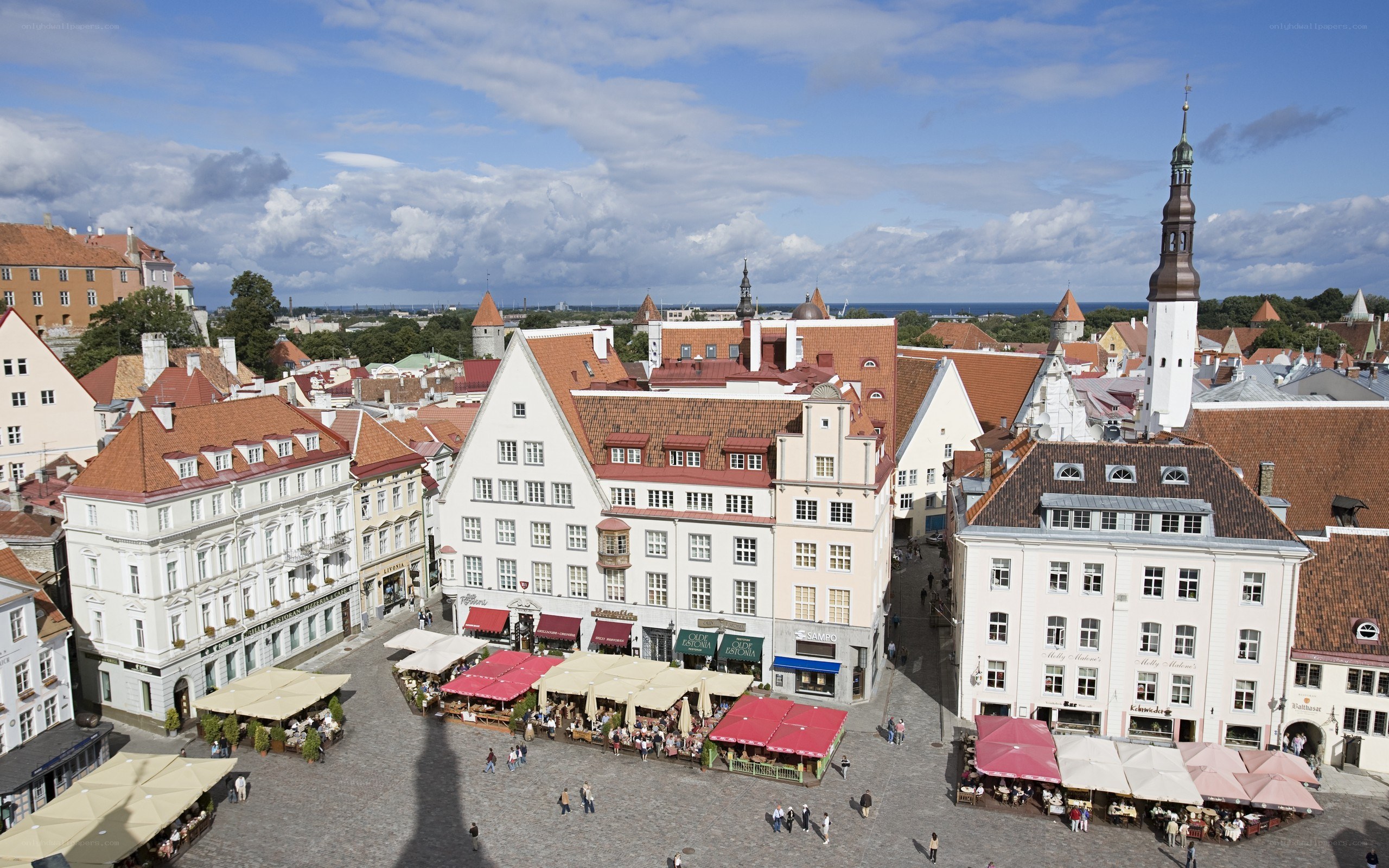 Old Town square in Tallinn