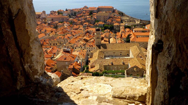 Old Town with Red Roofs