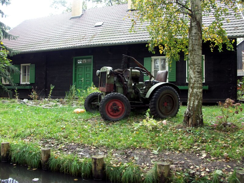 Old Tractor in Yard