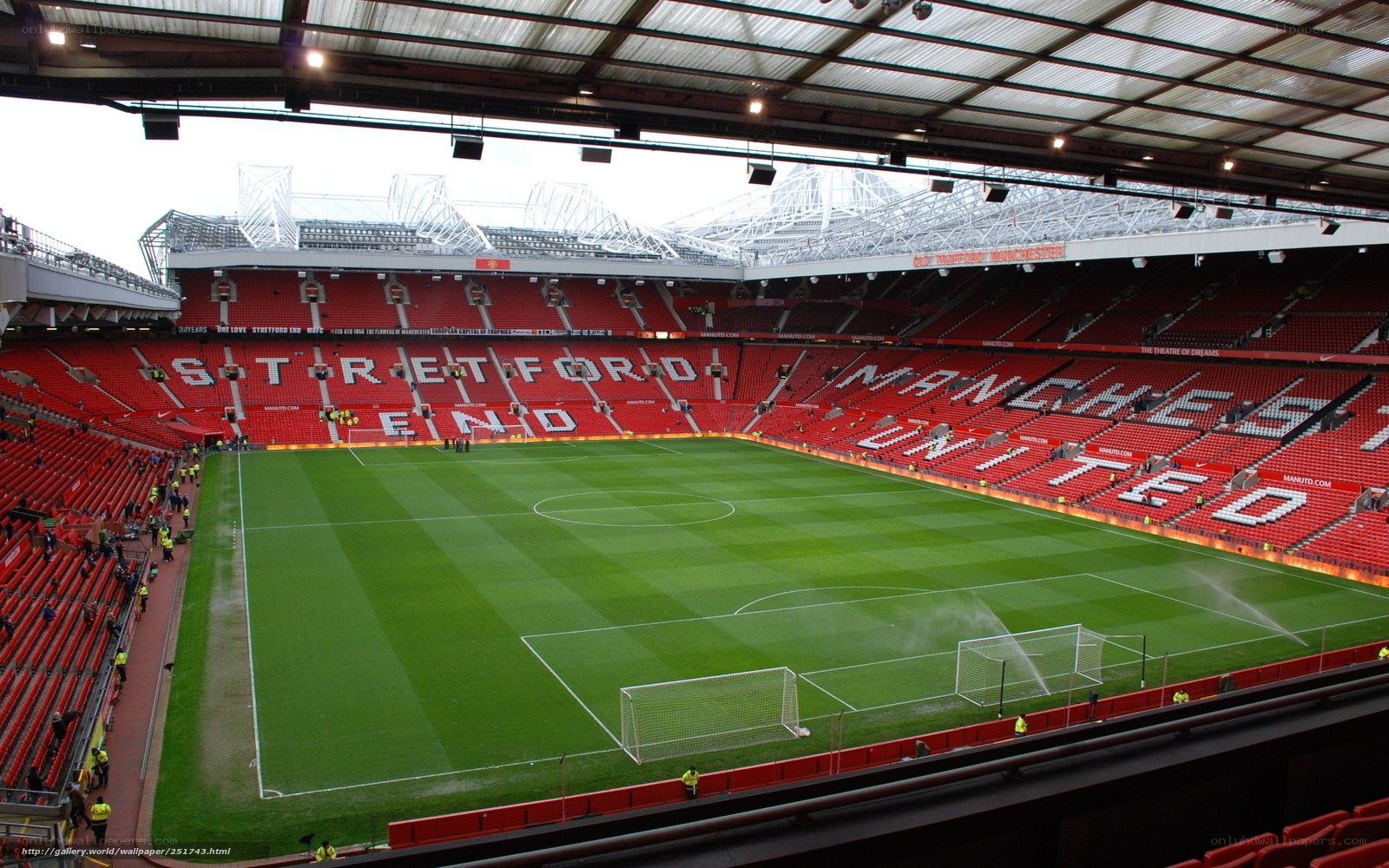 Old Trafford football stadium