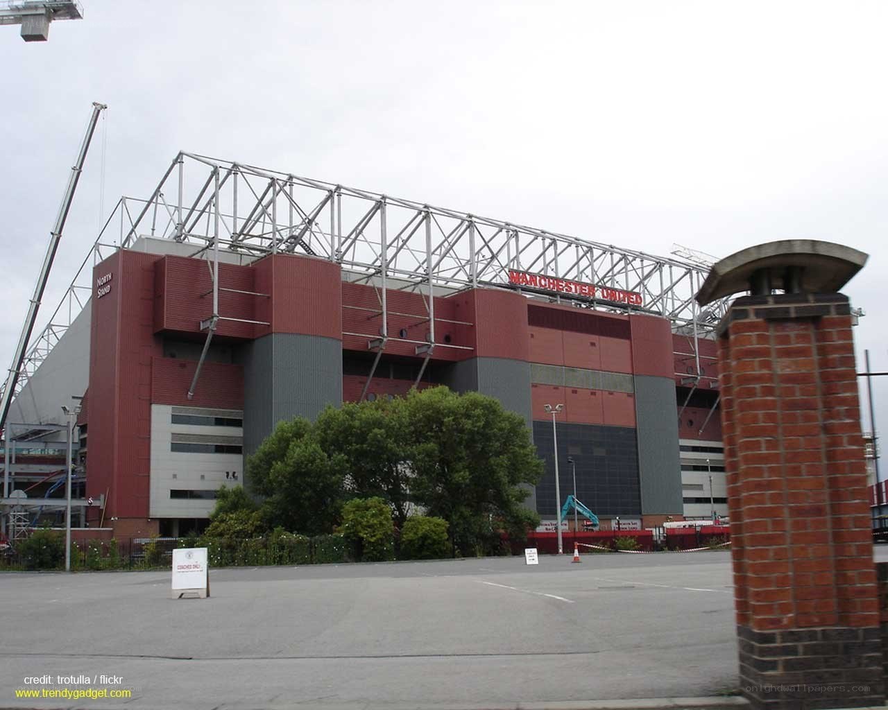 Old Trafford stadium exterior