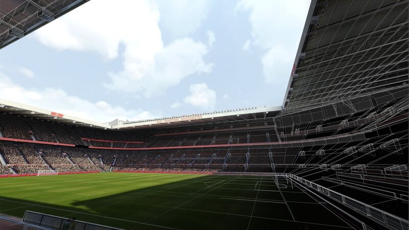 Old Trafford Stadium — Green