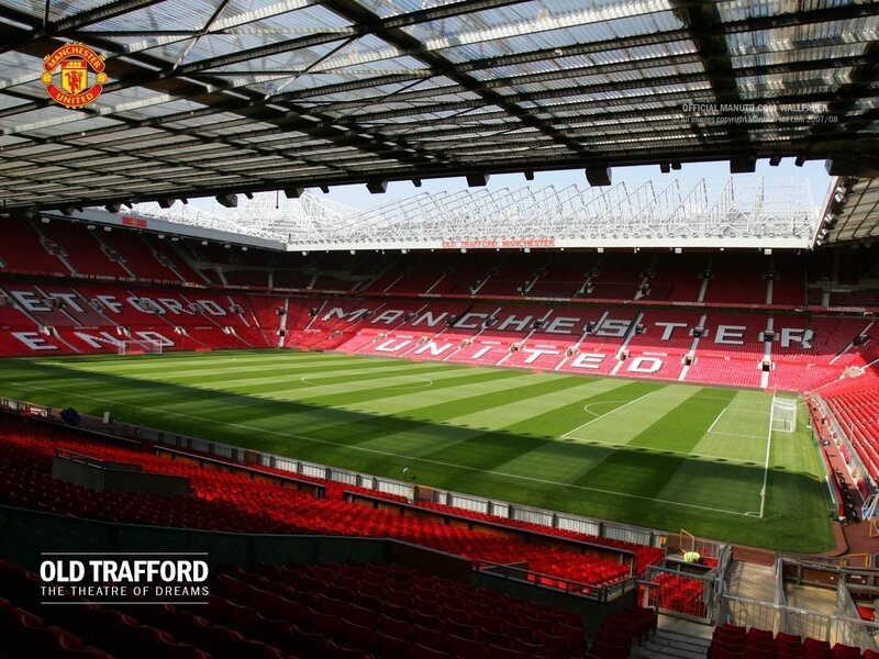 Old Trafford Stadium — Red