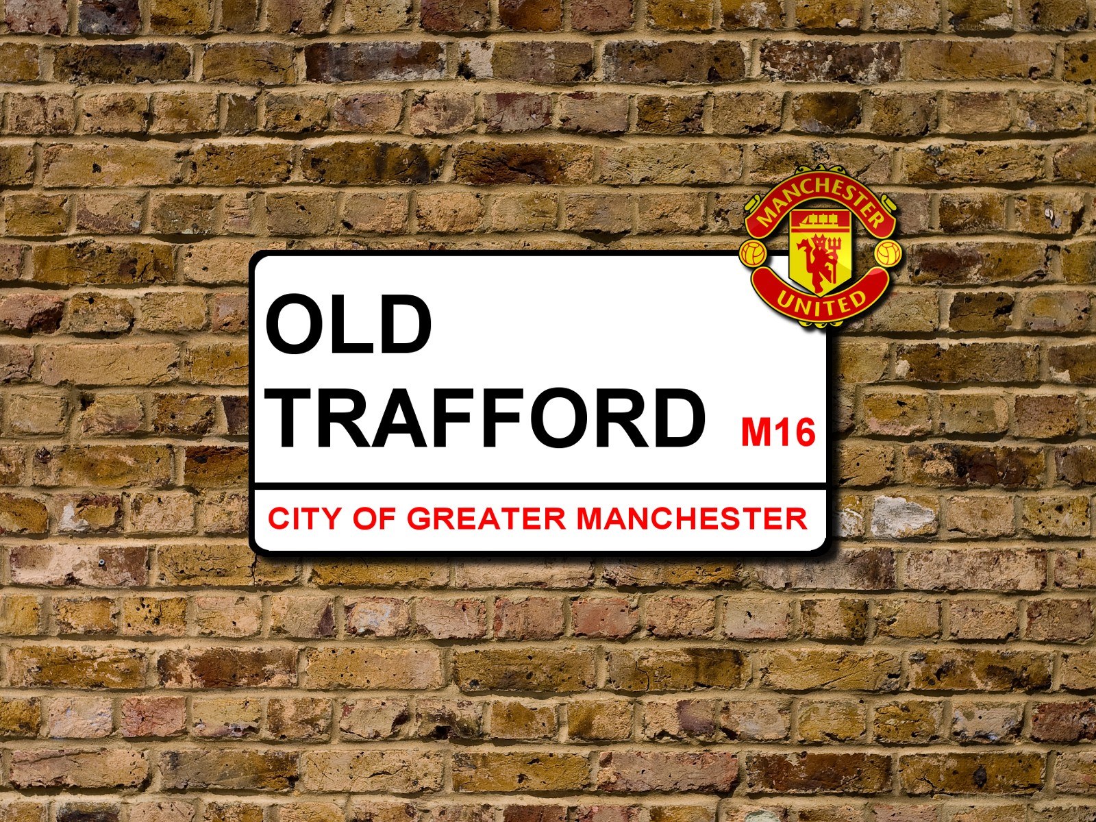 Old Trafford street sign